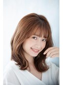【shellbear 銀座】大人可愛い外ハネミディアム