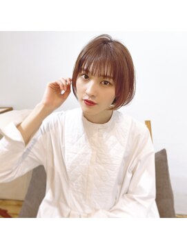 ラナ 渋谷(Lana) 【Chill】大人かわいい季節のピンクベージュクールショートボブ