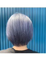 アフロディアンブランシュ(AphrodiaN branche)&nbsp;20代30代40代　ハイトーンカラー　ホワイトアッシュブルー