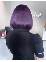 オフホワイト 大阪店(Off-White)&nbsp;ブリーチが得意なサロン/AIRIの韓国アイドル風ハイトーン