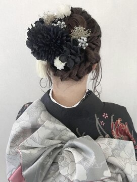 プラグ バイ ネオリーブ(plug by neolive) 着付けヘアセット/チョコレート×髪質改善 [髪質改善/縮毛矯正]