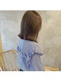 " 柔らかな質感切りっぱなしロブ "   ayumi