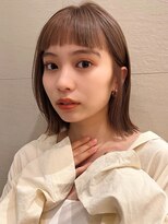 ラフ フロム ガーデン(Laf from GARDEN)&nbsp;オン眉×垢抜けお洒落ボブ