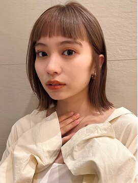 ラフ フロム ガーデン(Laf from GARDEN) オン眉×垢抜けお洒落ボブ