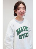 センター流しバングのヌケ感ボブ