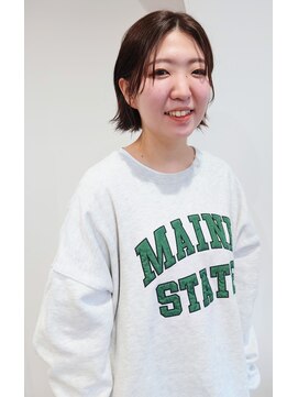 ルッツ(Lutz) センター流しバングのヌケ感ボブ