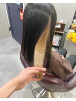 ヲタクに美容室は難しい。&nbsp;インナーカラー×ハイトーンベージュ