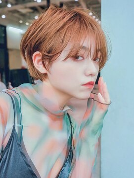 アイティー バイ アルバム 浦和店(IT by ALBUM) ハンサムマッシュ_斜めバンググレージュカラー_9423