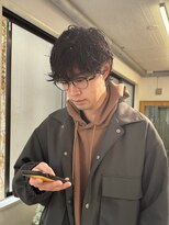 ネルケ 立川(nelke)&nbsp;メンズミディアム×ニュアンスパーマ