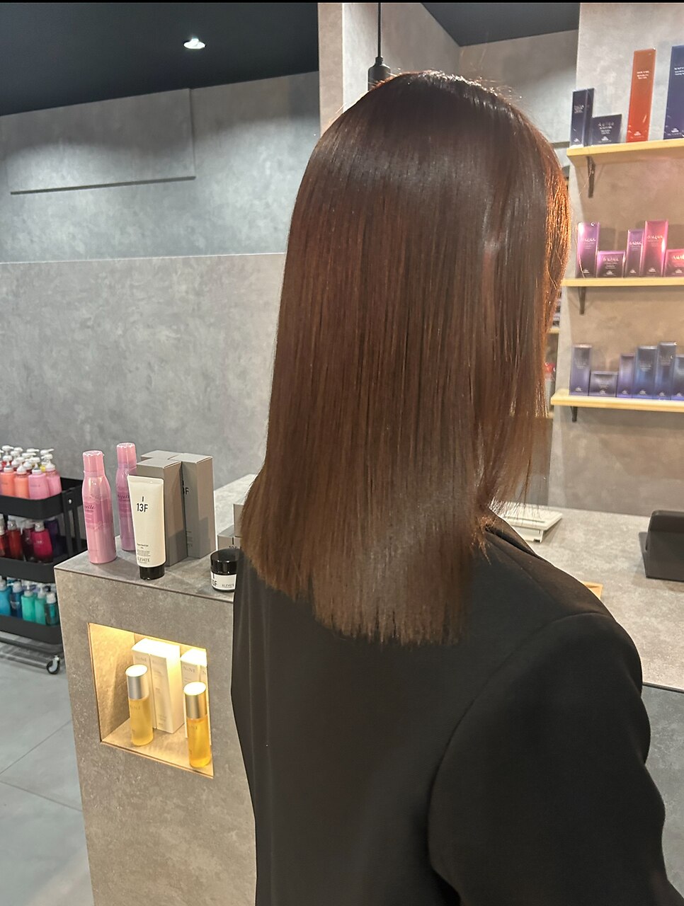 大人可愛いベージュ☆Aujua 6ステップトリートメント