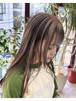 ヲタク(wotaku.)&nbsp;アンブレラカラーデザインカラーケアブリーチレイヤーカット