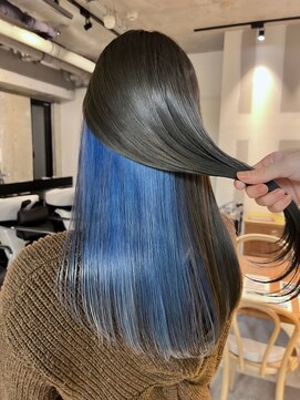 エインアンリー 明治神宮前(AIN.ANLY.) インナーカラー/デザインカラー/ハイトーンカラー