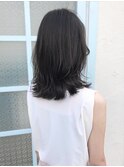 こなれ無造作レイヤーミディアム大人可愛い