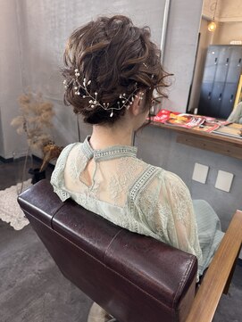 シュシュ (chouchou) ふわふわアップ