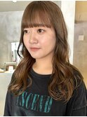 大人ガーリー透明感髪質改善ニュアンスカラーくすみカラー