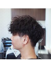 バロンズバーバーショップ(BARONS BARBER SHOP) マッシュ×波巻きパーマ