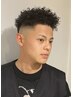 【坂本限定】メンズカット+スパイキーショートアフロ　￥28600
