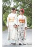【2026’成人式】振袖着付け＋ヘアセット　￥19,500(早朝料金有・30分/550円)