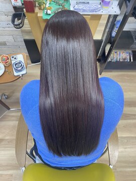 ラッコのおひるね ブリーチなしラベンダー多めピンク