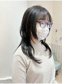 レイヤー　メルティカラー　似合わせカット