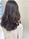 セミロング×デジタルパーマ×レイヤー
