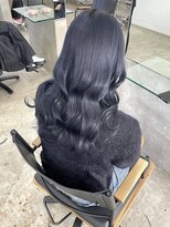 ノートエートル 西金沢(Nought etre)&nbsp;10代20代韓国艶髪ネイビーカラーブルーブラックレイヤー