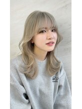 リット(lit.) ☆韓国ヘア×くびレイヤー×ホワイトベージュ☆静岡韓国ヘア♪