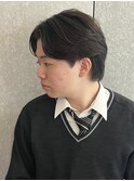 メンズナチュラルセンターパートニュアンスパーマ毛流れセンター