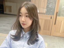 小顔見えカットで印象チェンジ *[津田沼/津田沼駅/レイヤーカット/韓国風カラー/後れ毛/髪質改善/学割U24]