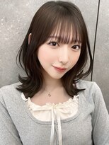 クム(kumu) 【kumu】ミディアムレイヤー/顔周りカット/栄/名古屋