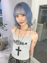 キオク(KIOX)&nbsp;ブルーカラー/水色カラー/ハイトーンカラー/ブリーチ/名古屋/栄