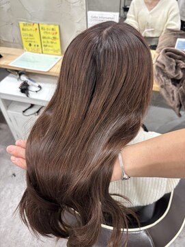 まろやかブラウン/髪質改善/ブリーチあり