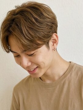 アンド 夙川(AND) 刈り上げセンターパート/ニュアンスパーマ/フェザーパーマ