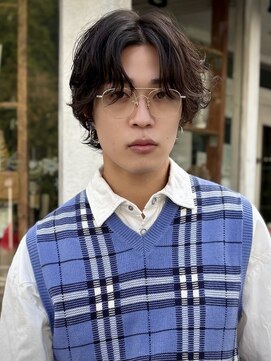 ラパンセヴェールメンズ 栄(LA PENSEE VERT MEN'S) ニュアンスパーマ