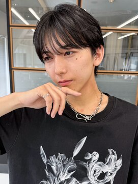 soar men's 渋谷 メンズカット/眉毛/メンズ パーマ/ニュアンスパーマ【ソア メンズ】 20代◎マッシュ韓国風シースルーで爽やかイケメン