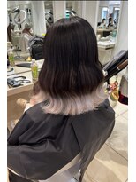 アッシュ 日吉店(Ash) 裾カラー(ホワイトティー)