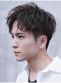 札幌大通メンズパーマスパイキーショートアクティブショート強め