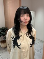 メルト 西梅田店(melt)&nbsp;重軽のバランスが可愛いウルフカット