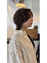 ティティーサッポロ(tity sapporo)&nbsp;ウルフボブ×透明感オリーブベージュ
