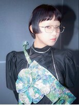 ユルク(JURK nagoya)&nbsp;栄/ダークパープル/ナチュラルショート/ミルクブラウン/夏