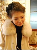 ポニーテール揺らしながら・・・ってな感じのふわふわなモテ髪☆