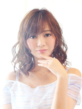 マチュレ(Mature) 【ヘアセット専門店Mature】巻きおろしミディ♪