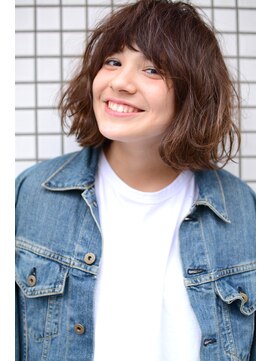 ミラバイグリーン(Mira by green) purple loose bob