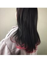 バングヘアーデザイン(BANG HairDesign) ポイントカラー×ピンク