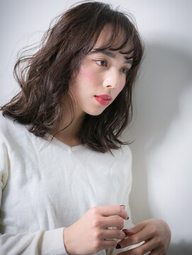 モッズヘア 越谷(mod's hair) 大人可愛いくせ毛風無造作カールのふわミディw越谷20代30代40代