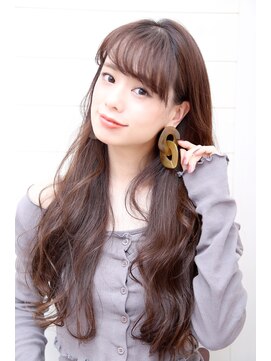 オーシャン(Ocean) [OCEAN Hair&Life藤原純] 大きめウェーブ×シースルーバング ☆