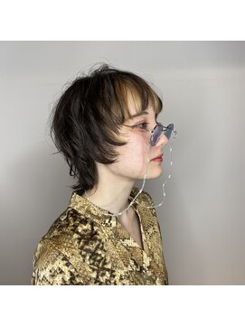 五角髪 ショートウルフ×ミストバング