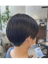 オーバルヘアー(OVAL hair)&nbsp;刈り上げハンサムクールショート/ダークアッシュ