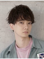 黒髪×マッシュ×ニュアンスパーマ[表参道/青山/シフト/原宿]