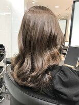 ラブクロムトーキョー オモテサンドウ(LOVECHROME OMOTESANDO)&nbsp;ショコラベージュメルティカラー☆くびれヘアカールベビーバング